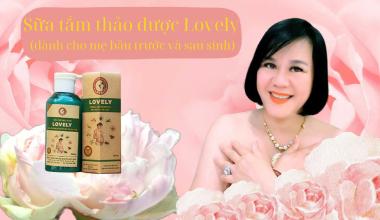 SỮA TẮM THẢO DƯỢC CHO MẸ LOVELY – LÀM SẠCH ÊM DỊU, AN TOÀN CHO LÀN DA NHẠY CẢM