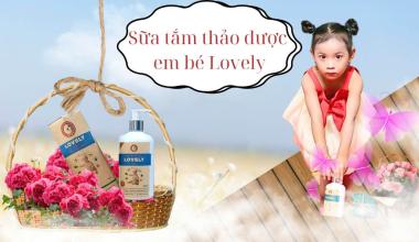 SỮA TẮM THẢO DƯỢC LOVELY BABY – DỊU NHẸ CHO DA BÉ, MẸ AN TÂM