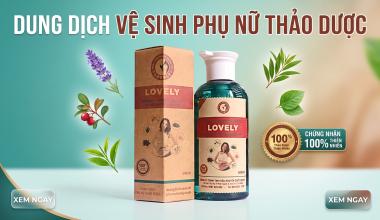 DUNG DỊCH VỆ SINH PHỤ NỮ THẢO DƯỢC