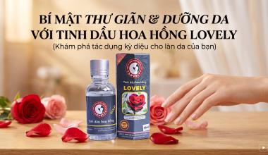 B&Iacute; QUYẾT THƯ GI&Atilde;N V&Agrave; DƯỠNG DA VỚI TINH DẦU HOA HỒNG
