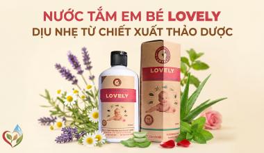 NƯỚC TẮM LOVELY BABY &ndash; DỊU &Ecirc;M TỪ TINH CHẤT THẢO DƯỢC