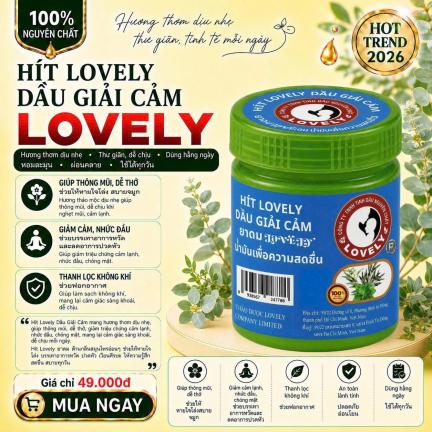 H&Iacute;T LOVELY DẦU GIẢI CẢM 