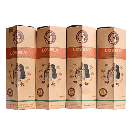 DẦU GỘI THẢO DƯỢC LOVELY DÀNH CHO MẸ BẦU TRƯỚC VÀ SAU SINH (500ML)