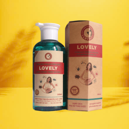 DUNG DỊCH VỆ SINH PHỤ NỮ THẢO DƯỢC LOVELY (500ML)