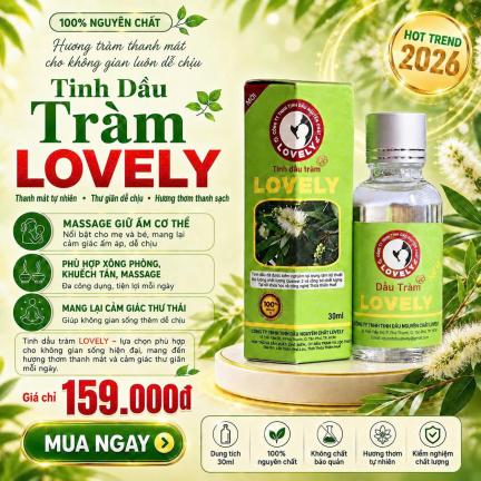 TINH DẦU TR&Agrave;M LOVELY