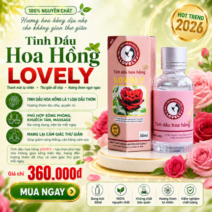 TINH DẦU HOA HỒNG 